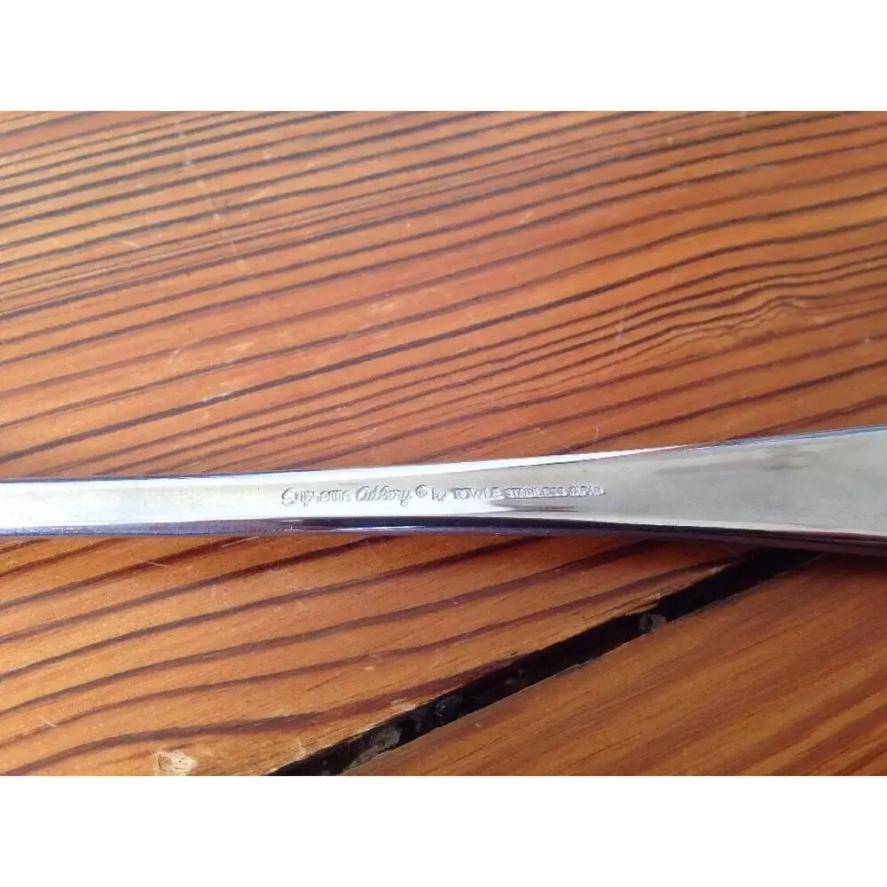 Set 30 Towle Supreme Cutlery Stainless Spoons Knives Forks Flatware Silverware